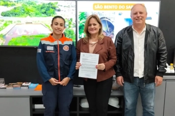 PREFEITA SÔNIA GABAU BUSCA NOVOS INVESTIMENTOS JUNTO À DEFESA CIVIL DO ESTADO