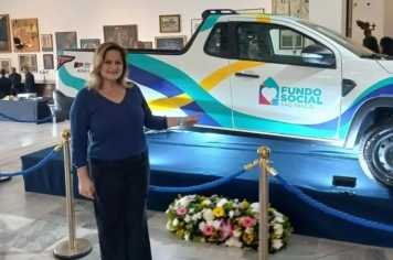 SALMOURÃO RECEBE NOVO VEÍCULO DO FUNDO SOCIAL DE SÃO PAULO