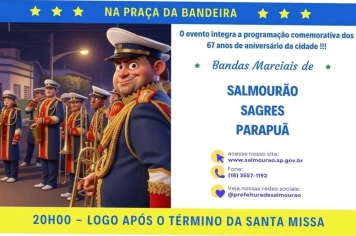 BANDAS MARCIAIS CELEBRAM OS 67 ANOS DE SALMOURÃO