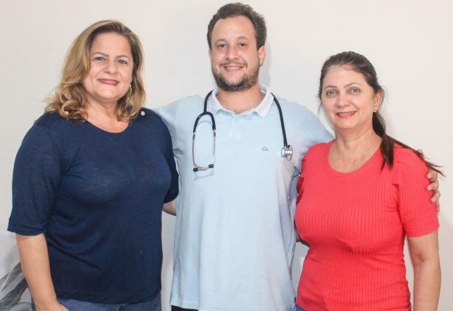 Prefeita e Vice visitam a nova UBS Neli Thomaz Colato.